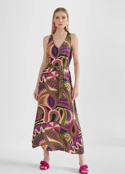 Best Vestido midi estampado Vestidos Y Faldas