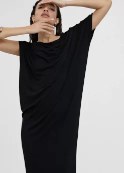 Best Vestido midi fruncido Vestidos Y Faldas