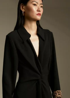 New Vestido midi nudo Vestidos Y Faldas