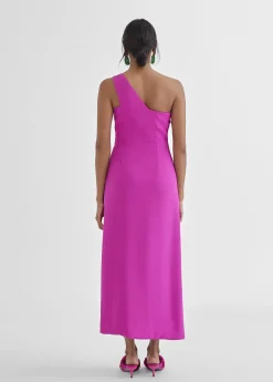 Discount Vestido midi tirante asimétrico Vestidos Y Faldas