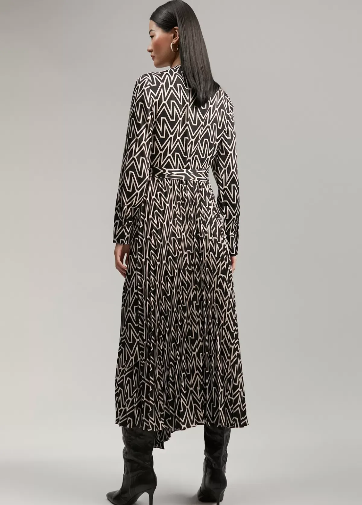 Outlet Vestido monograma bicolor Vestidos Y Faldas