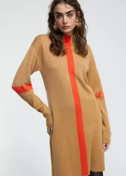 Sale Vestido punto bicolor Punto|Vestidos Y Faldas