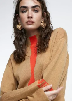 Sale Vestido punto bicolor Punto|Vestidos Y Faldas