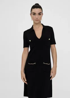 Best Vestido punto corto bolsillos LC Vestidos Y Faldas|Punto