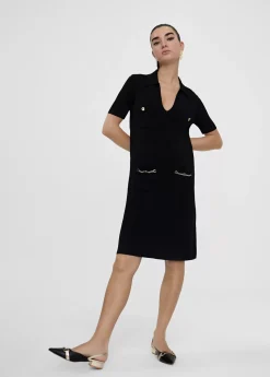 Best Vestido punto corto bolsillos LC Vestidos Y Faldas|Punto