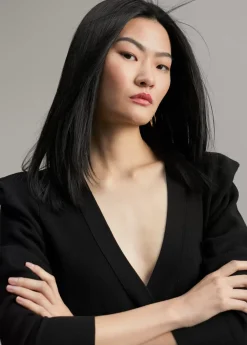 New Vestido punto hombreras Vestidos Y Faldas