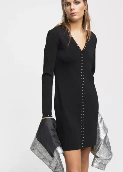 Sale Vestido punto tachas Punto|Vestidos Y Faldas