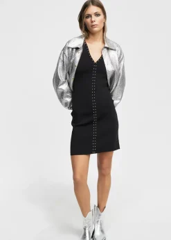 Sale Vestido punto tachas Punto|Vestidos Y Faldas