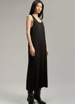 Sale Vestido sin manga plisado Vestidos Y Faldas