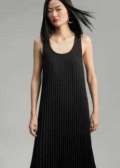 Sale Vestido sin manga plisado Vestidos Y Faldas