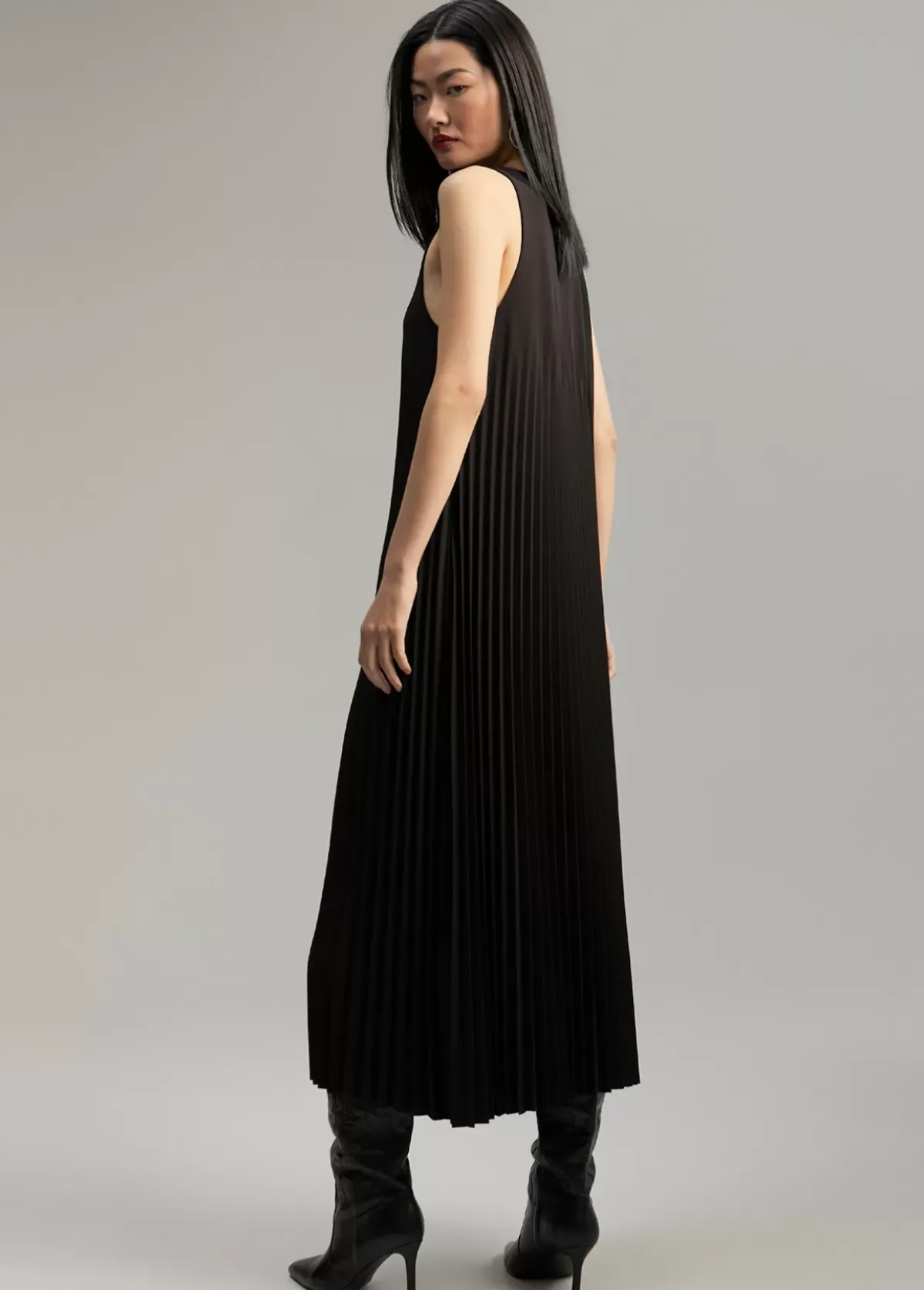 Sale Vestido sin manga plisado Vestidos Y Faldas