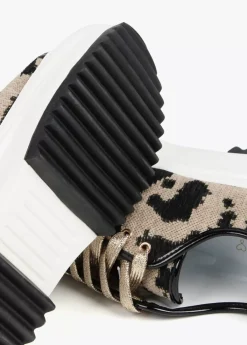 Sale Zapatillas deportivas tejido animal Animal Print|Zapatillas Deportivas