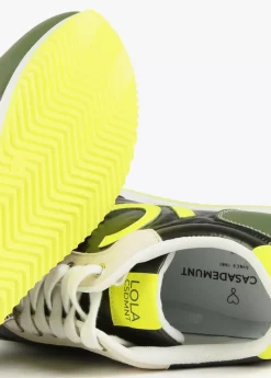 Online Zapatillas deportivas verdes y lima Zapatillas Deportivas