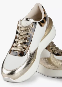 Sale Zapatillas sneakers detalles animal print Calzado