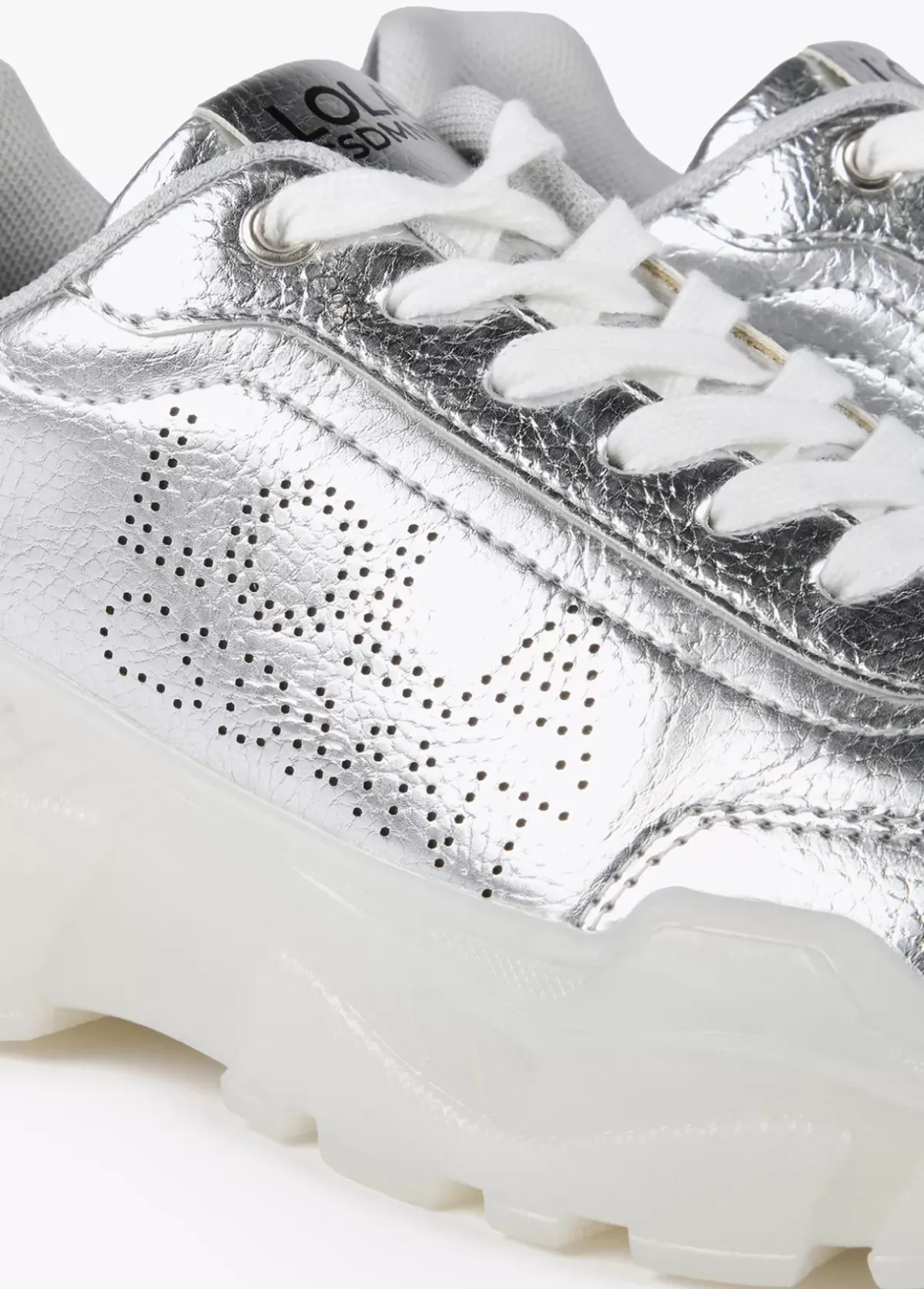 Sale Zapatillas tipo sneakers metalizadas Calzado