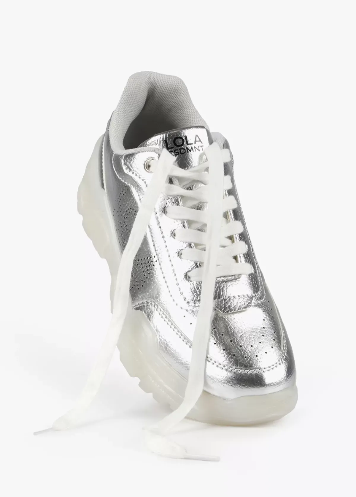 Sale Zapatillas tipo sneakers metalizadas Calzado