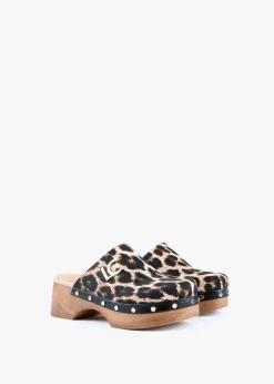 Discount Zueco con estampado animal Calzado