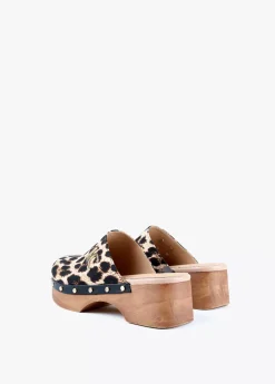 Discount Zueco con estampado animal Calzado