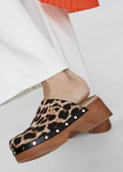 Discount Zueco con estampado animal Calzado