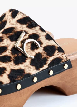 Discount Zueco con estampado animal Calzado