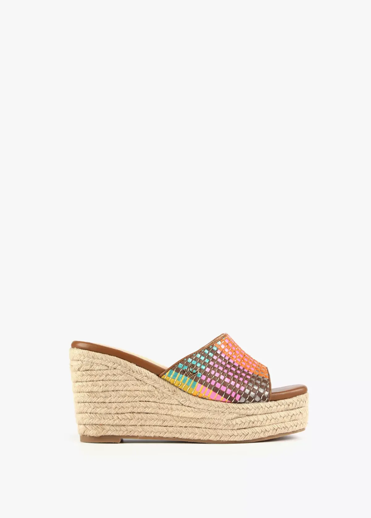 Clearance Zueco plataforma multicolor Calzado